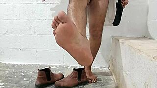 Yuri Gaúcho, the Brazilian bear with thick cock, ready to pound and stretch some ass tight.