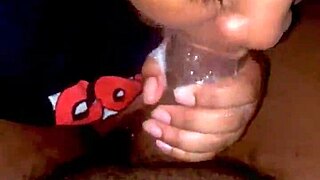 ready for sloppy throat action with big black monster cock ebony cum swallow?