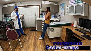 Dr Tampa Conducts Tampa University Entrance Physical On Petite Nurse Zombae In Hospital