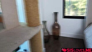 Stepsister Claire Roos Sneaks Into Her Stepbros Room To Masturbate And Hump On His Pillows