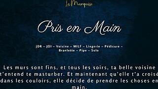 hey, getting handled by the french milf neighbor in this european audio porn with taboo vibes