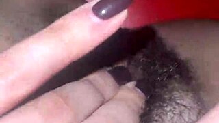 Solo Babe Fingers Hairy Pussy In Pov Masturbation
