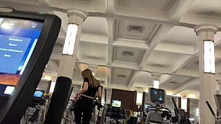 gym beauty joins me for intimate bathroom encounter after workout