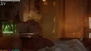 Goddess Royale arrives for a passionate one-on-one session with deepthroat blowjob and wet pussy riding. She moans during the quickie with spanking and spreading.