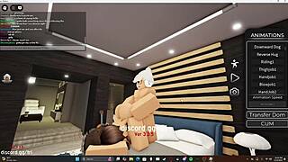 big booty girl starts by sucking huge monster cock. then she rides it reverse cowgirl with her thick ass bouncing until cumshot.