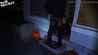 Big Black Cock Doggystyle For Masked Big Ass In Halloween