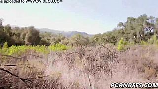 Izzy lush teams up with samantha hayes and avery moon for hiking adventure