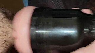 Quick fleshlight stroke session with my big cock until cumshot 😈