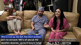 Blaire Celeste护士戴手套吸屌传教士内射爆