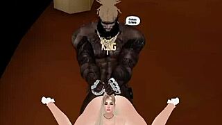 Loira, take that blonde ass for anal with negao