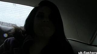 hey lucia, ready for another wild public challenge with flashing and fingering?