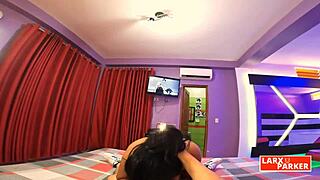 Blooper in Mexican Latina Blowjob During Casting Interview With POV Sucking Accident