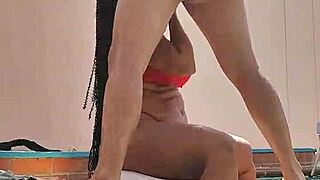 relaxed with my step aunt in florida you want to try her mature brunette body