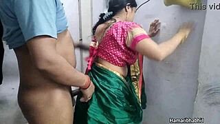 Indian Desi Bhabhi Gets Fucked Hard in Traditional Saree with Intense Sex Positions