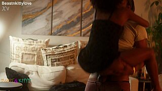 Goddess Royale arrives for a passionate one-on-one session with deepthroat blowjob and wet pussy riding. She moans during the quickie with spanking and spreading.