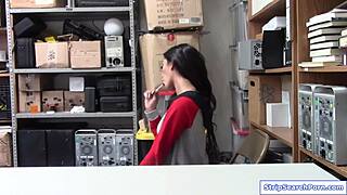 I Feel So Aroused Watching Security Guard Fucking Teen 18+ Shoplifter In Office