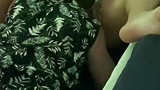 Abri opens her legs wide and everyone licks her trimmed pussy eagerly.