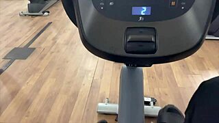 gym beauty joins me for intimate bathroom encounter after workout