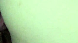 dripping oozing cum from her pussy after big load she feels so good!