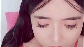 Asian webcam girl with big ass and small tits performs sexy bigo show in 2019 chat.