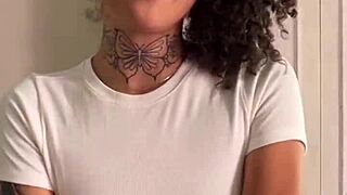 natural body teen 18+ gets rough in casting from blowjob deepthroat to flexible cowgirl riding ending with ass cum 😈🍑