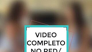 Incredible sex scene between lesbian girls MilaHot and Nati Camargo!