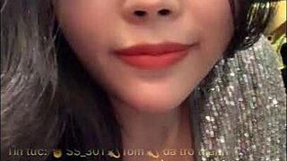 Asian webcam girl with big ass and small tits performs sexy bigo show in 2019 chat.