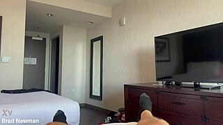 madison wilde experiences erotic pov magic with brad newman, featuring deepthroat blowjob, interracial bareback sex, and tight pussy action in homemade college setting