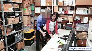 I Feel So Aroused Watching Security Guard Fucking Teen 18+ Shoplifter In Office