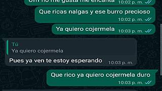 WhatsApp Chat With My Friend Oscar's Boss Leads To Me Fucking Her Again