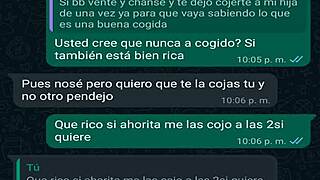 WhatsApp Chat With My Friend Oscar's Boss Leads To Me Fucking Her Again