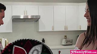 Step Dad And Step Son Stuffing Step Sister And Step Daughter Alyx Star Her Pinata Together In Taboo Fantasy 3some