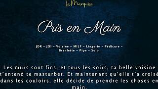 hey, getting handled by the french milf neighbor in this european audio porn with taboo vibes