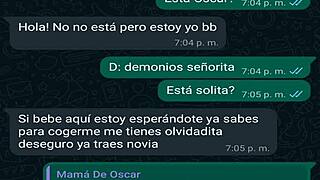 WhatsApp Chat With My Friend Oscar's Boss Leads To Me Fucking Her Again