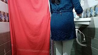 Does this pregnant secretary handle rough doggystyle fucking from her country boss in office bathroom hidden cam?