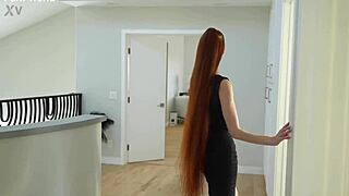 Curious redhead Erin Everheart sweet talks best friend into first time double penetration. She rides in cowgirl and takes facial cumshot.