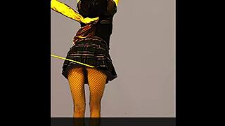 Captured in the dark for BDSM play that contrasts light and shadow with intriguing bondage twists