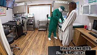 Solana fucked hard twice! Pussy blasted with huge creampie in shaved close up action!