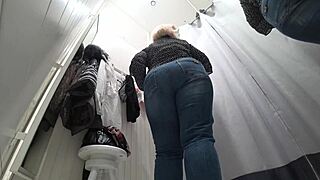 Hidden Camera Captures Fat Milf Changing In Public Fitting Room