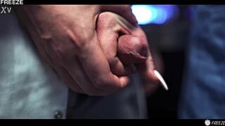 The mad scientist freezes his young 18+ lab partner Matty Mila, then fucks her till she squirts wildly.