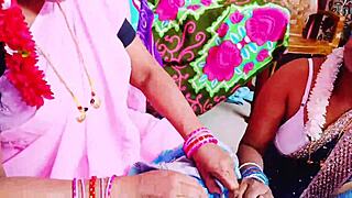 Are you ready for this desi threesome family fuck with dirty talks and big natural tits action?