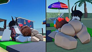 whats up with this special beach day featuring big ass and big tits action?