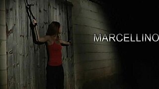 I feel so aroused as this redhead slut gets bondaged in the barn and roughly sex-tamed with intense passion.