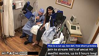 I become Doctor Tampa to test Eliza Shields with mandatory Hitachi orgasms as a human guinea pig