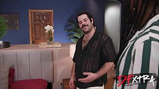 I feel so hot taking my hubby's friend's massive black cock deep, Lulu Chu riding doggystyle and missionary with cumshot.