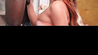 Indian slut bends over for big black cock double penetration in interracial anal ride.