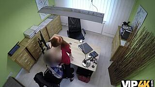 Vip4k Isabella offers her shaved vagina to fuck for a big loan in Czech casting.