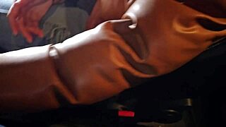 in a casual twist the bookstore girl slips off the condom during our intense car ride with creampie finish