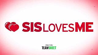 Porn Is Only Real When Shared By SisLovesMe Featuring Bailey Blaze And Joshua Lewis In Teasing Taboo Masturbation With Shaved Pussy Riding And Panties Play