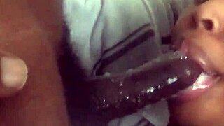 Big Black Cock Gets Sucked By Young Mommy